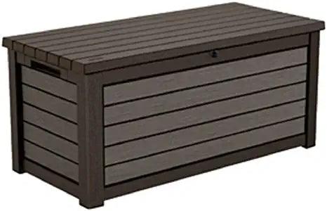 Keter 165 gallon weather resistant resin deck storage container