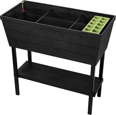 Keter Urban Bloomer Black Resin Raised Garden Kit 198.57 Devinchris  daphomegoods.com