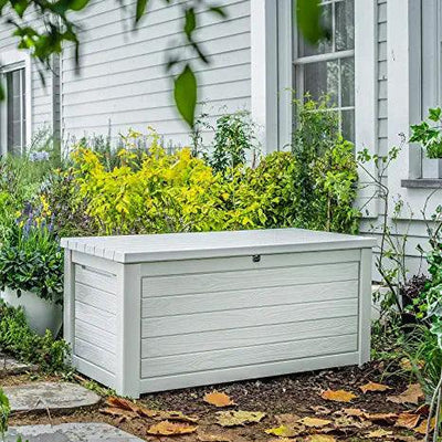 165 Gallon Weather Resistant Resin Deck Storage Container 254.67 DevinKeter 165 gallon weather resistant resin deck storage containerchris  daphomegoods.com